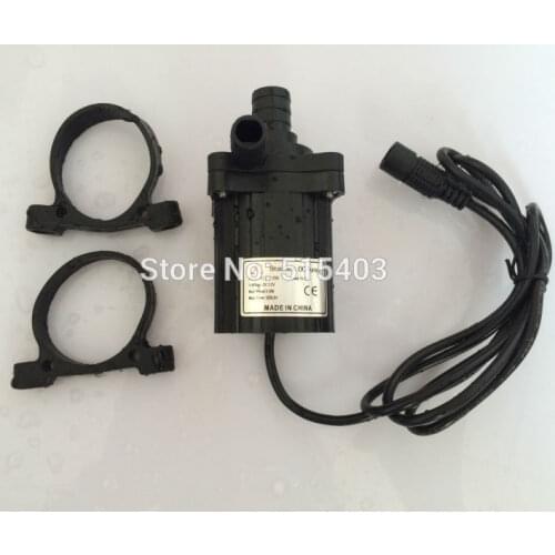 12V Brushless Water Pump 40-1250, 520LPH 5M, Magnetic Driven Submersible for CPU Cooling Small Fountain, Long Life