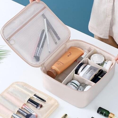 New Thickening Large Makeup Bag Female Travel Storage Organizer For Cosmetic Toiletry Pouch Make Up Handbag Womens Cosmetic Bag