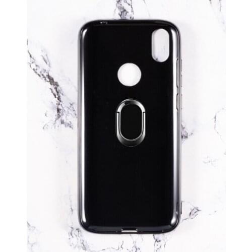 For DOOGEE BL5500 LITE Case Metal Ring Holder Magnetic car Silicone Phone Case On for Doogee BL5500 Lite