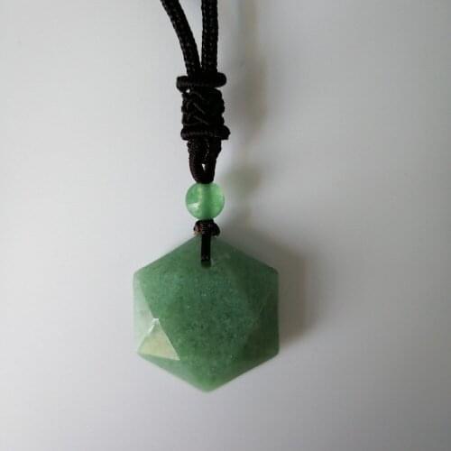 Drop shipping donglingjade crystal pendant necklace dongling star of RongDe pendant Lucky Love Crystal Jewelry With Free Rope