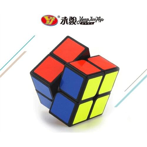YongJun GuanPo Enhanced Edition 2x2x2 Magic Cube 2x2 Smooth Speed Professional Cubos Toy For Adults Antistress Puzzle Kids Gift