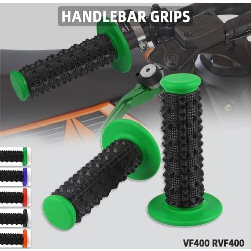 Motocross Brake Handle Bar Cover 22mm 24mm Universal Rubber Non-slip Rubber Grip Glove For KAWASAKI VF400 RVF400 VF 400 RVF 400