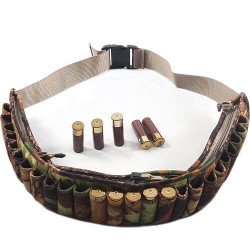 Outdoor Airsoft Hunting Tactical 15 Shotgun Shell Bandolier Belt 12 Gauge Ammo Holder Military Shotgun Cartridge Belt