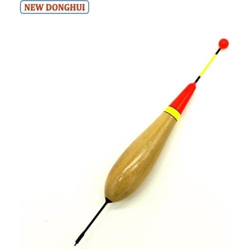 Newdonghui Original Wood Color Fishing Floats Bobber Floats Buoyancy 15G Long Tail 99002