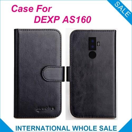 Original! DEXP AS160 Case ,6 Colors High Quality Leather Exclusive Case For DEXP AS160 Cover Phone Bag Tracking