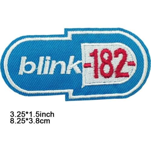 Blink Iron On Embroidered Clothes Patch For Clothing Stickers Garment Apparel Accessories Letters Patch