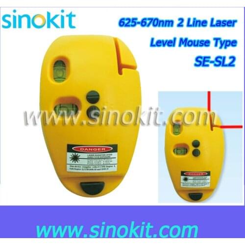 Professional Laser Mini 2 Line Laser Level Mouse Type - SE-SL2