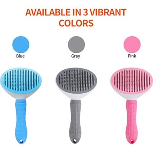 Cat Dog Hair Removal Comb Grooming Pet Products Cats Hair Special Needle Comb for Dogs Automatic Pet Cleaning Hair Brush Supplie