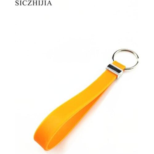 Hot silicone hand strap fashion keychain for Porsche Cayenne Macan Macan S Panamera Cayman Carrera Porsche911 918 Boxster