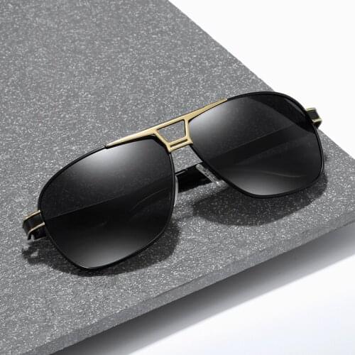 Brand Design Classic Men Polarized Sunglasses Vintage Men Metal Coating Driving Sun glasses UV400 Shades Eyewear Oculos de sol