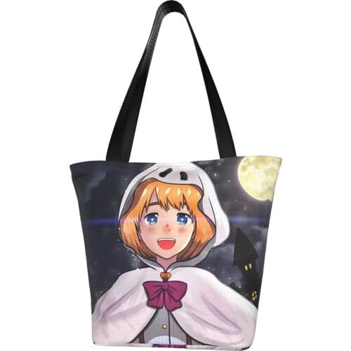 Attack On Titan Shopping Bag Outdoor Polyester Handbags Student Gift Stylish Bags