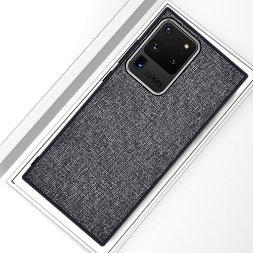 Cloth Matte Case For Samsung Galaxy Note 20 Ultra 10 Plus 10 9 M10 A30 A40 A50 A70 A80 A90 S10 Plus S20 S10e S9 S8 Case Cover