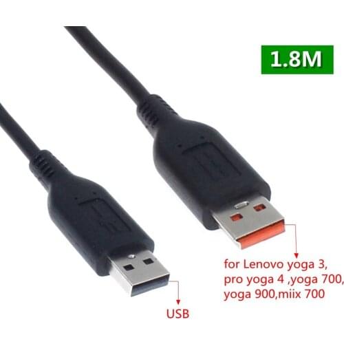 USB Cable Ac Power Adapter Charger Cord for Lenovo Yoga 3 4 Pro Yoga 11 14 700 900 ideapad 700S 20V 2A 20V 3.25A Laptop Adaptor