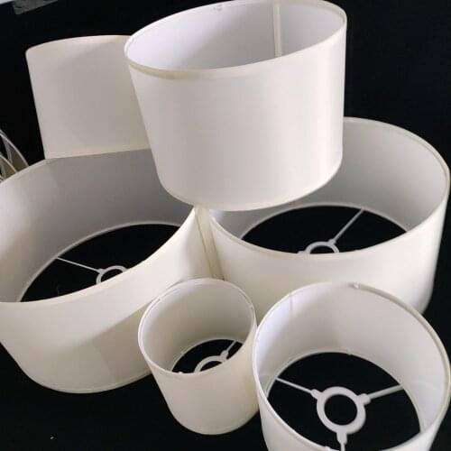 Xianfan new creative detachable lampshade E27 E14 for ceiling chandelier table lamp floor lamps beige pluggable lampshades