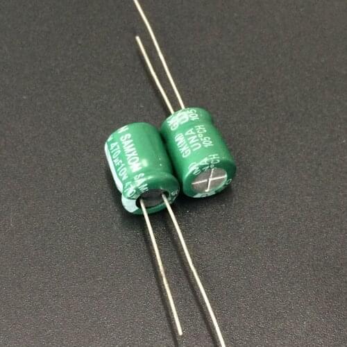 10pcs/100pcs 470uF 10V SAMXON GK Series 8x9mm Low Impedance High ripple current Aluminum Electrolytic capacitor