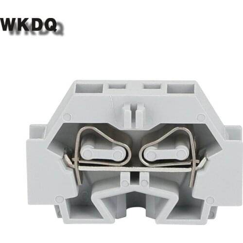 10pcs 262-301 Wire Conductor 2 Conductors Miniature Feed Through Din Rail Terminal Block Connector