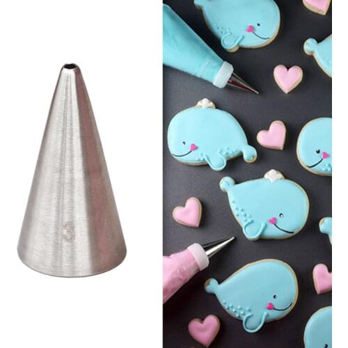 #3 2 mm Stainless Steel Pastry Tips Icing Piping Nozzles Cupcake Baking Tools Cake Cookie Decorator KH112