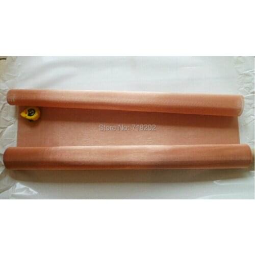 300 mesh (85%--90%copper) copper wire mesh/copper wire cloth for EMI/EMF shielding 1m*5m --free shipping