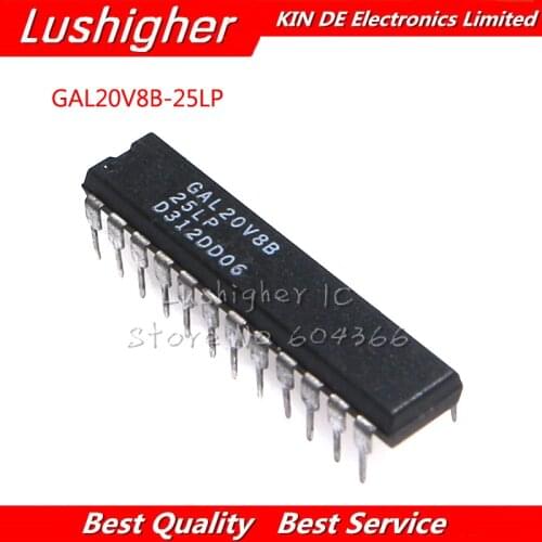 5pcs GAL20V8B-25LP GAL20V8B GAL20V8 DIP-24 GAL20V8B-25 DIP