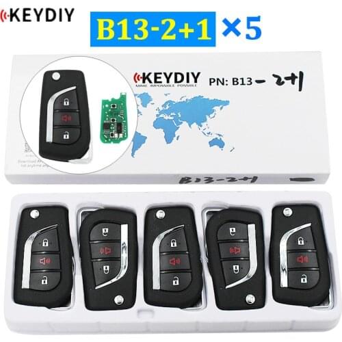 5Pcs/Lot KD900 URG200 KD900+ Mini KD KD-X2 Remote Control 2+1/3 Button KD Key Remote Car Key B13-2+1 KD Remote