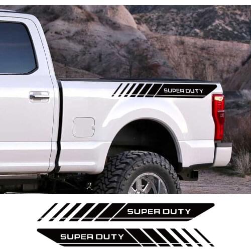 Car Stickers For Ford Super Duty F250 F350 F450 Pickup Rear Trunk Side Decals Truck Vinyl Decor Cover Auto Tuning Accessories