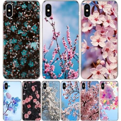 All Kinds Flowers Cover Phone Case For Iphone 11 12 Mini Pro 7 6 X 8 6S Plus XS MAX + XR 5S SE 10 9 Art TPU Coque Capa Shell