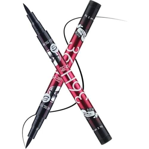 Black 36H Quick-drying Eyeliner Waterproof Liquid Eyeliner Pen Long Lasting Smooth Pencil Not Blooming Makeup Cosmetic Tool