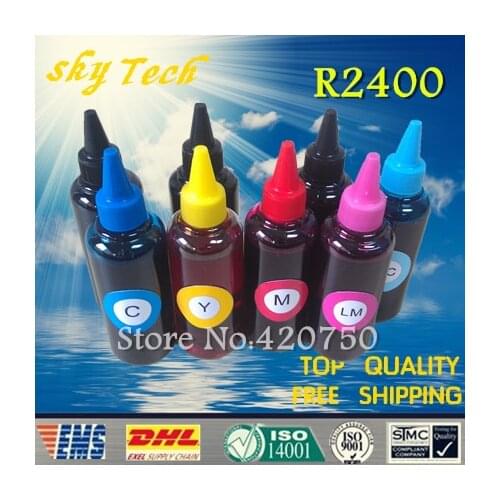 Dye refill ink suit for Epson T0591 to T0599 series ,8 colors ink , replacement ink suit for Epson Stylus Photo R2400