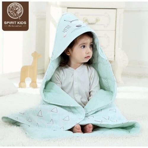 Baby blanket newborn and cotton babe quilt soft and comfortable for newborn Swaddling Bath Towel Blanket Baby Bedding