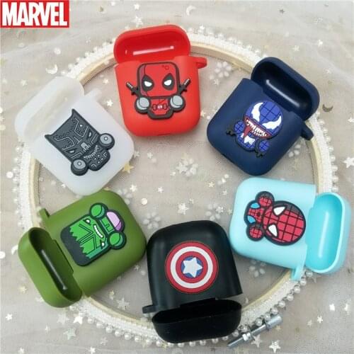 For Apple Airpods 1 2 Cartoon Silicone Earphone Cases Headphone Cover For Apple Airpods 1 2 Charging Box Bags