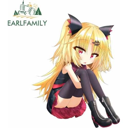 EARLFAMILY 13cm x 10.4cm for Akatsuki UNI - UNIchannel Car Stickers and Decals Waterproof Vinyl Windshield Trunk Car Door Decor