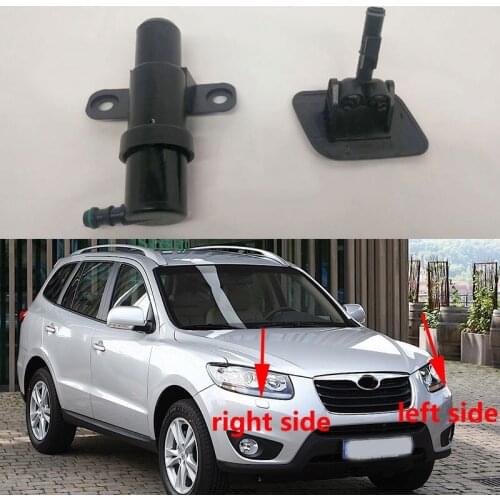 For Hyundai Santa Fe Santafe 2010 2011 2012 Headlight HeadLamp Washer Nozzle Spray Nozzle Jet Pump Actuator with Cover Cap Lid
