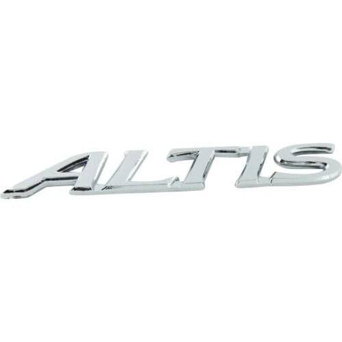 Auto car chrome ALTIS for COROLLA ALTIS Rear Trunk Deck Lid Emblem Badge Sticker