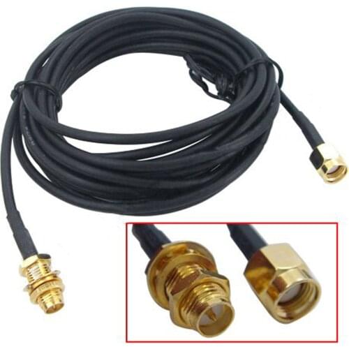 IMC Hot 9m Meter Wifi Antenna Extension Cable Lead RP-SMA For Wi-Fi Routers D-LInk