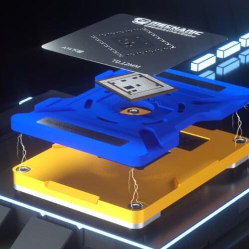 BGA reball Stencil Kit CPU glue removal fixture for iPhone 6G/6S/7G/8G/X//XS/XSMAX/11 Pro Max A8/A9/A10/A11/A12/A13/A14 CPU