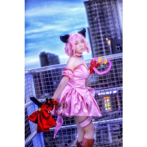 Anime Tokyo Mew Mew Momomiya Ichigo Cosplay Costumes Sexy Pink Shapeshift Dress Role Play Prop Clothing Custom-Make Any Size