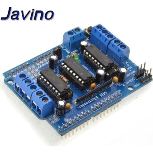 L293D Motor Drive Shield dual for arduino Duemilanove, Motor drive expansion board motor control shield