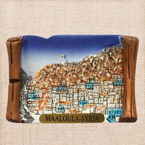 Lychee Small Town Fridge Magnet Famouse City Refrigerator Magnetic Sticker Travel Souvenirs Home Decoration