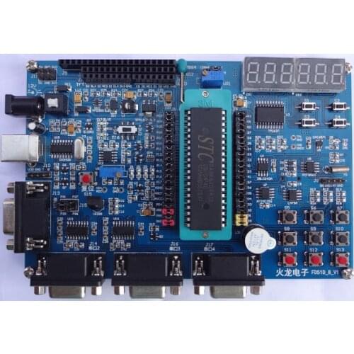 FD51D_8, STC8A8K64S4A12, STC8, STC51 Microcontroller Development Board