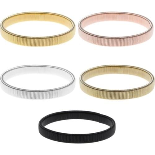 Arm Warmer Shirt Sleeve Holder Metal Anti-Slip Elastic Bracelets Stretch Armband