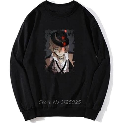 Chuuya Nakahara Hoodies Bungou Stray Dogs Funny hoodie Men Autumn Winter Pullover Sweatshirt Streetwear Harajuku