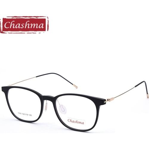 Chashma Brand TR 90 Flexible and Light Eyeglasses Men Eyeglasses Simple Design Optical Transparent Glasses Frame Female