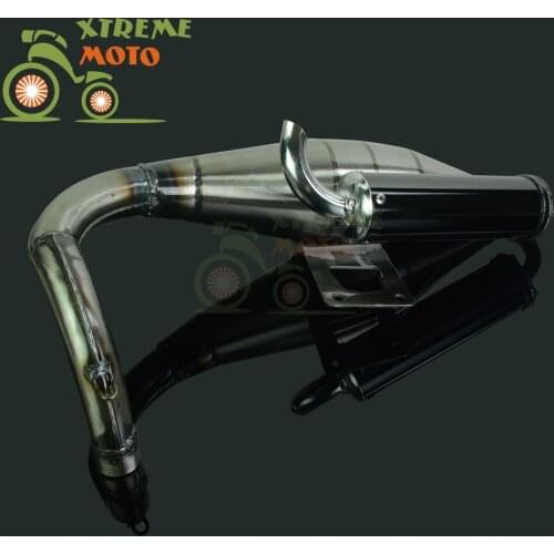 Motorcycle Full Exhaust System Muffler Pipe Scooter Moped Racing Street Bike For Honda JOG50 JOG 50