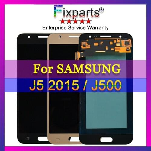 Tested LCD For 5.0" Samsung Galaxy SM-J500FN J500 LCD J5 2015 Display J500M Screen Touch Digitizer Assembly Pantalla Replacement