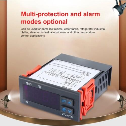 STC-1000 STC-9200 MC901 MC700 LED Digital Temperature Controller Thermostat Thermoregulator Incubator 12V 24V 48 96v 110V 220V
