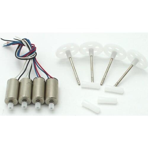 SYMA X5SW/X5SC/X5HC/X5HW X5UW Spare Parts 2CW 2CCW Motor Engines 4PCS Gear Shaft with fixed Accessory