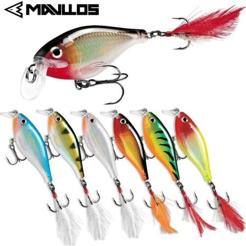 Mavllos Sinking Minnow Fishing Lure Hard Artificial Bait Popper lures 11g 9cm Topwater 3D Eyes Tail Wobblers Crankbait Lure