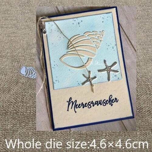 New Design Craft Metal Cutting Die die cuts conch decoration scrapbook Album Paper Card Craft Embossing die cuts