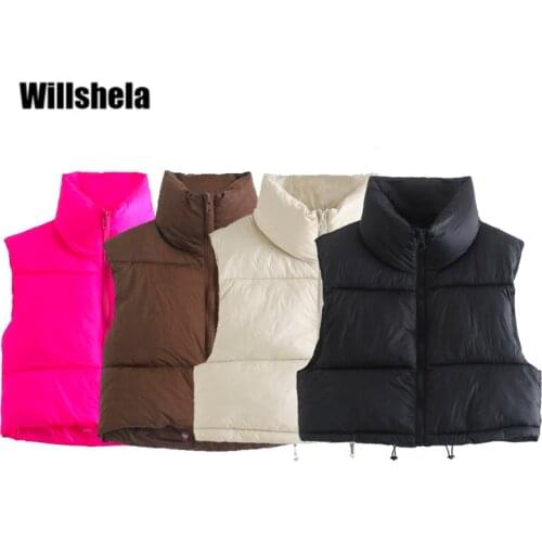 Женские короткие куртки Willshela China At AliExpress