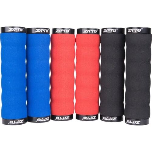 ZTTO Bicycle Grip Mountain Bike Handlebar Case Aluminum Alloy Locked Sponge Handlebar Bike Parts